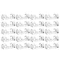 Nail Free Wire Clamp Set of 40PCS