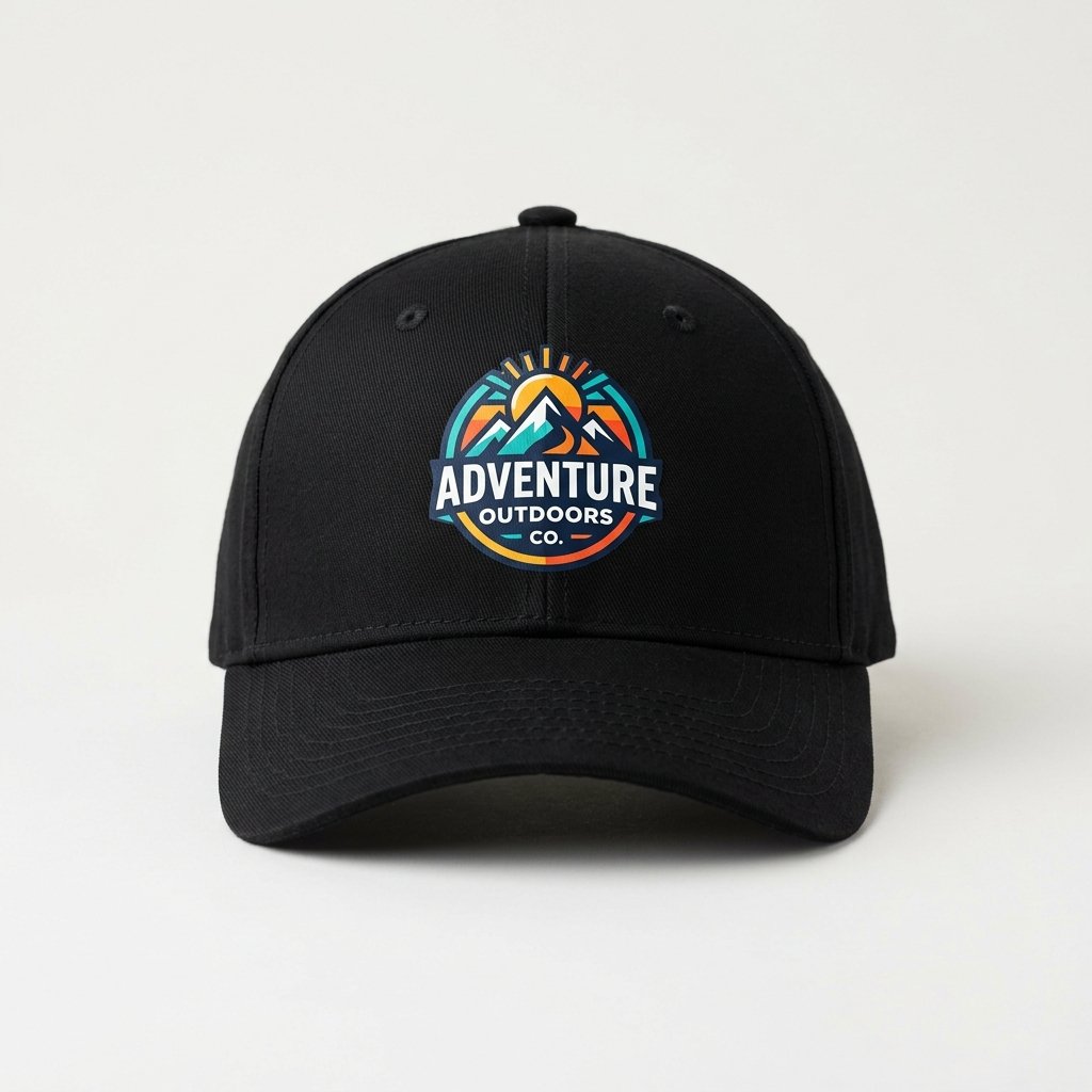 Custom Black Baseball Cap