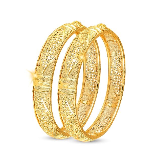 1 Premium & Traditional 1Gram Gold Plated Bangle for Women and Girl - Image 1