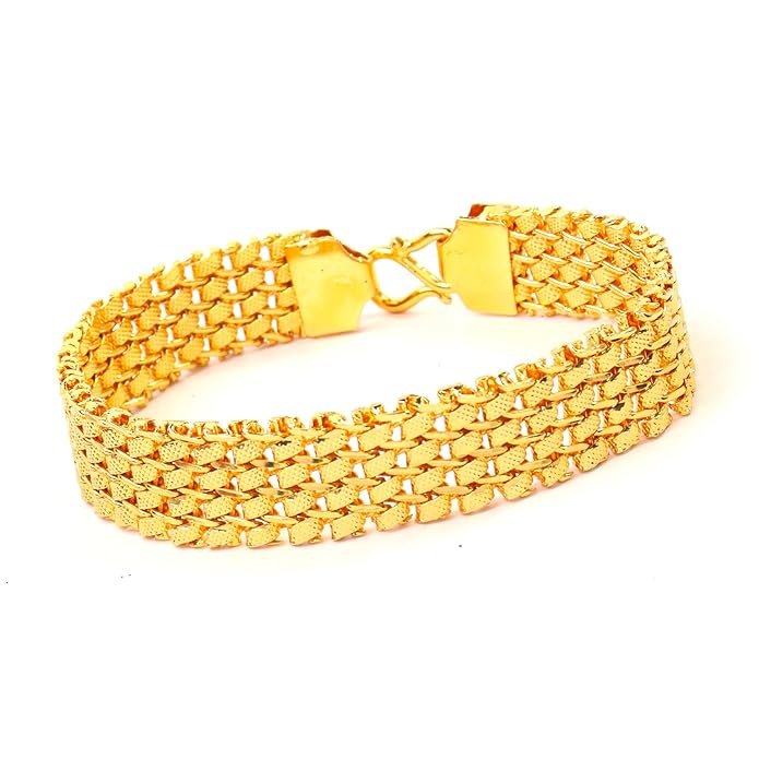 1 CUTE One Gram Gold plated Bracelet for Men and Boys - Image 1
