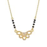 18K Gold Plated Hypoallergenic Black Beads Kala Mani 925 Sterling Silver Mangalsutra
