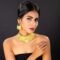 24ct Gold Plated Brass Bridal Wedding Choker Necklace Set with Earrings - Image 2