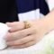Yellow Sapphire Style Big Yellow Crystal Golden Ring for Women and Girls - Image 3