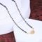 925 Sterling Silver Traditional Black Beaded Kala Mani Mangalsutra with Rose Gold for Women - Image 3