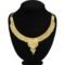 24 Carat Gold Plated Wedding Jewellery Choker Necklace Set - Image 4