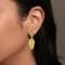 1 Gram Gold Traditional Meenakari Jhumki Earrings with loupe Chain Tassels bridal handmade Earrings - Image 5