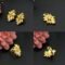 24k Gold Plated Choker Jewellery Set - Earrings, Ring & Bracelet Gold Necklace Set - Image 5